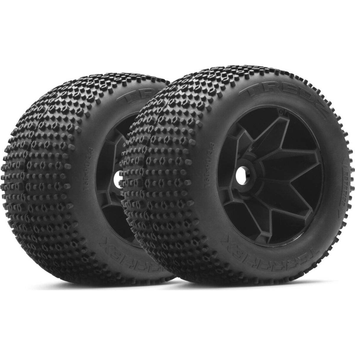 Mounted Terrahex Tire On Havok Wheel (2 Pcs) - Hp160513 - Hpi Racing