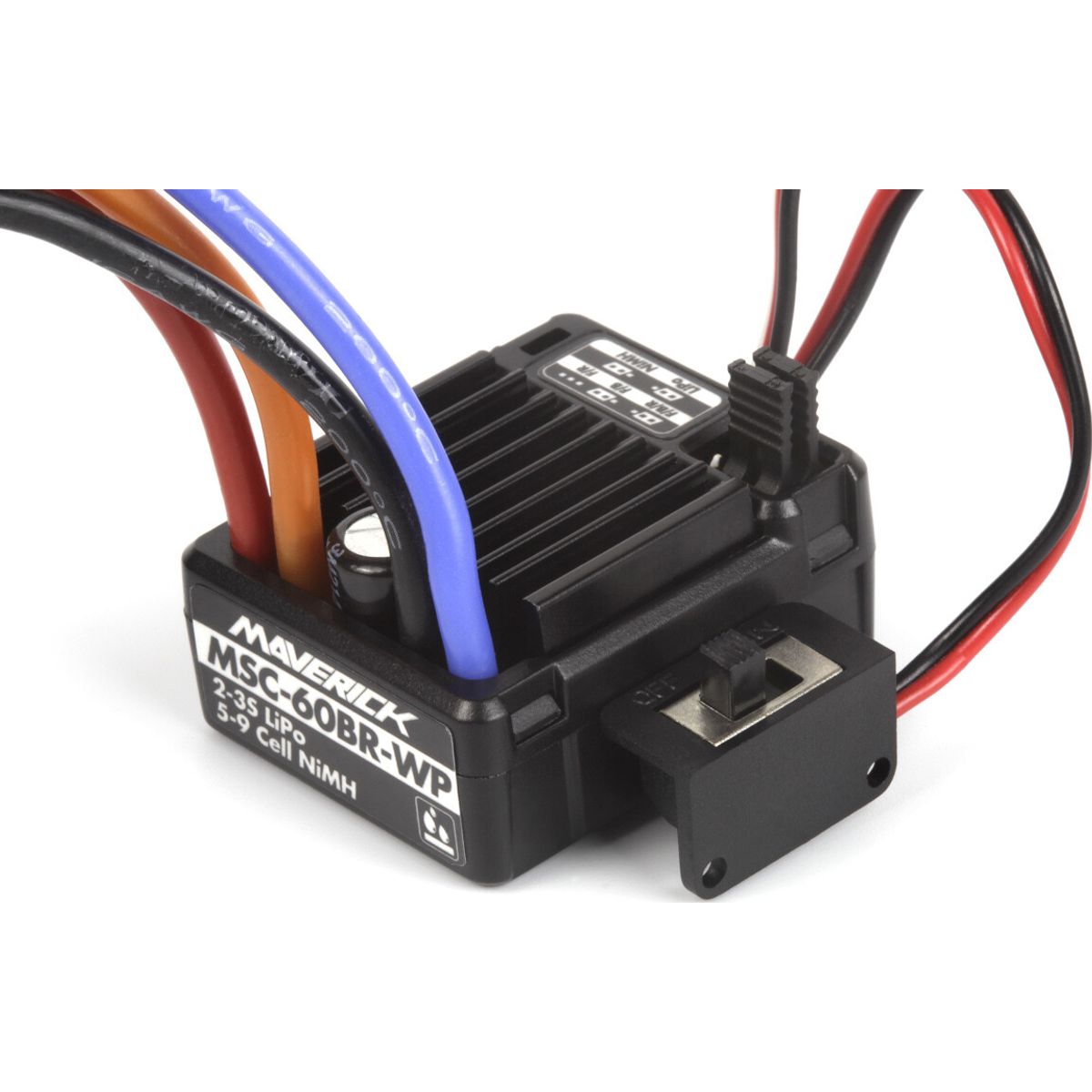 Msc-60br-wp Waterproof Esc With Tamiya Plug 60a - Mv150637 - Maverick Rc