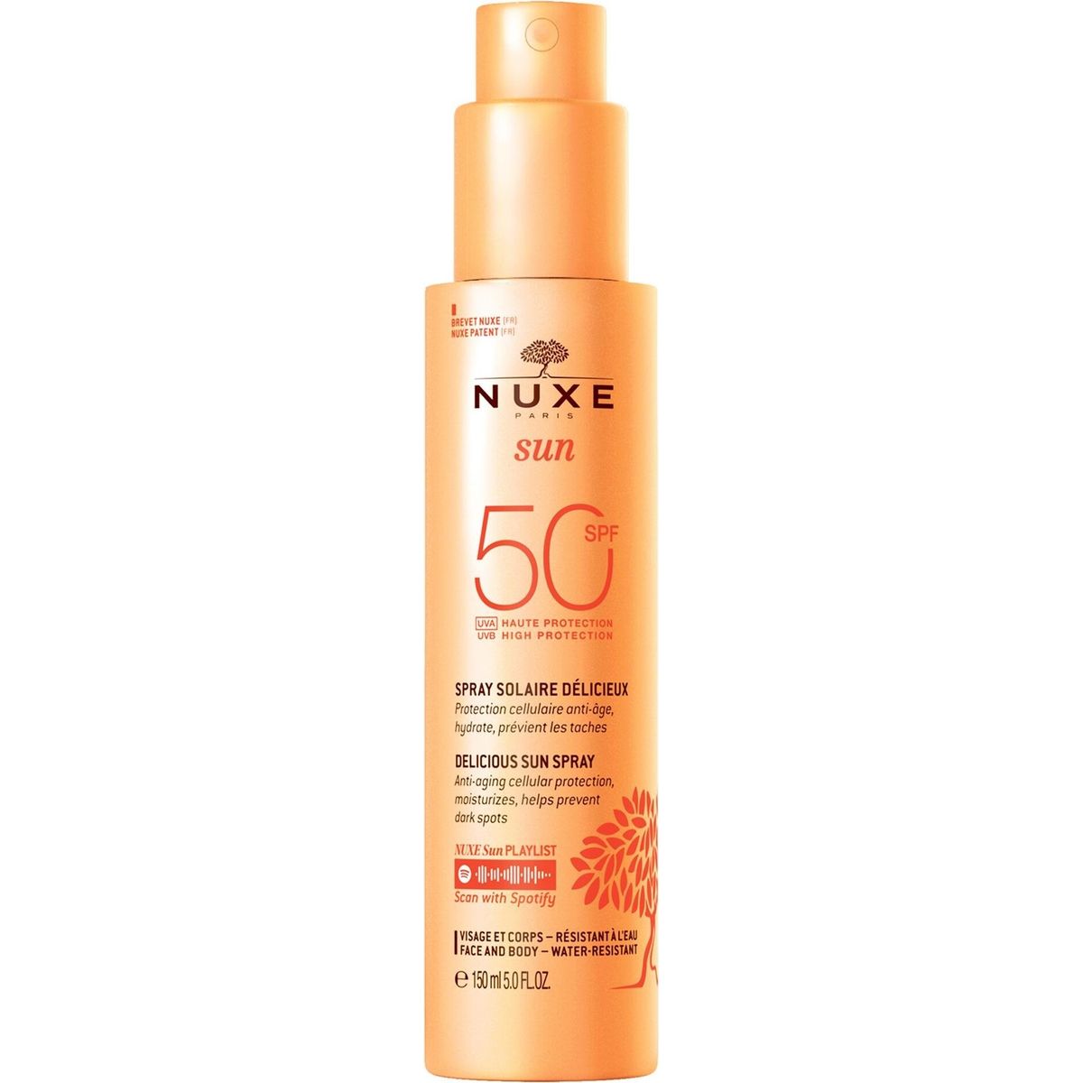 Nuxe Sun - Ansigt Og Krops Spray Spf50 150 Ml