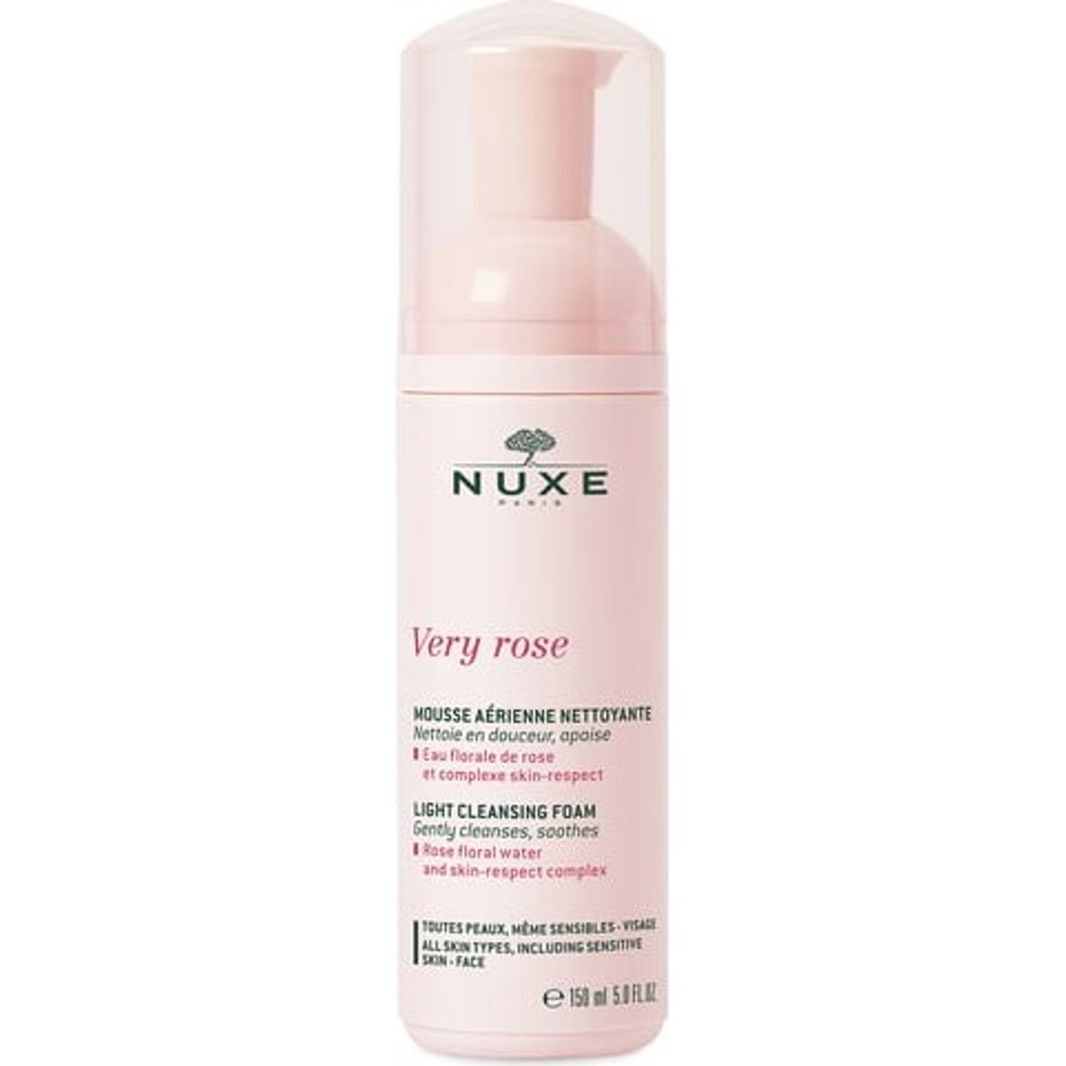 Nuxe Rensemousse - Very Rose Light Cleansing Foam 150 Ml