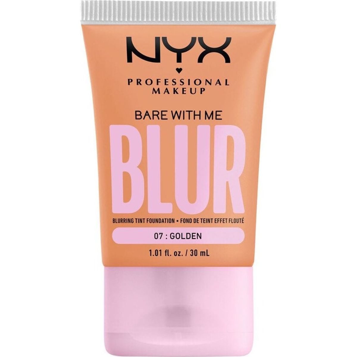 Nyx - Bare With Me Blur Skin Tint Foundation - 07 Golden