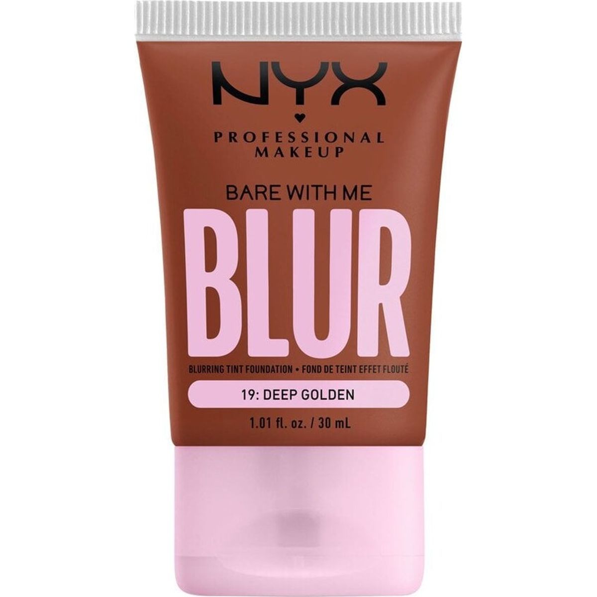 Nyx - Bare With Me Blur Skin Tint Foundation - 19 Deep Golden