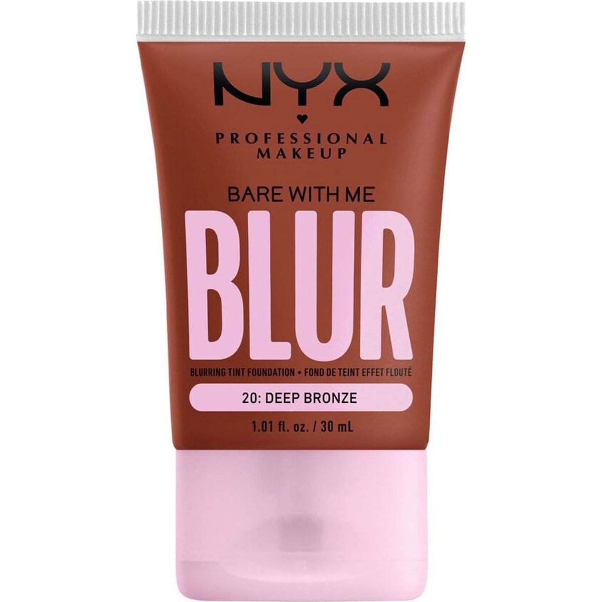 Nyx - Bare With Me Blur Skin Tint Foundation - 20 Deep Bronze