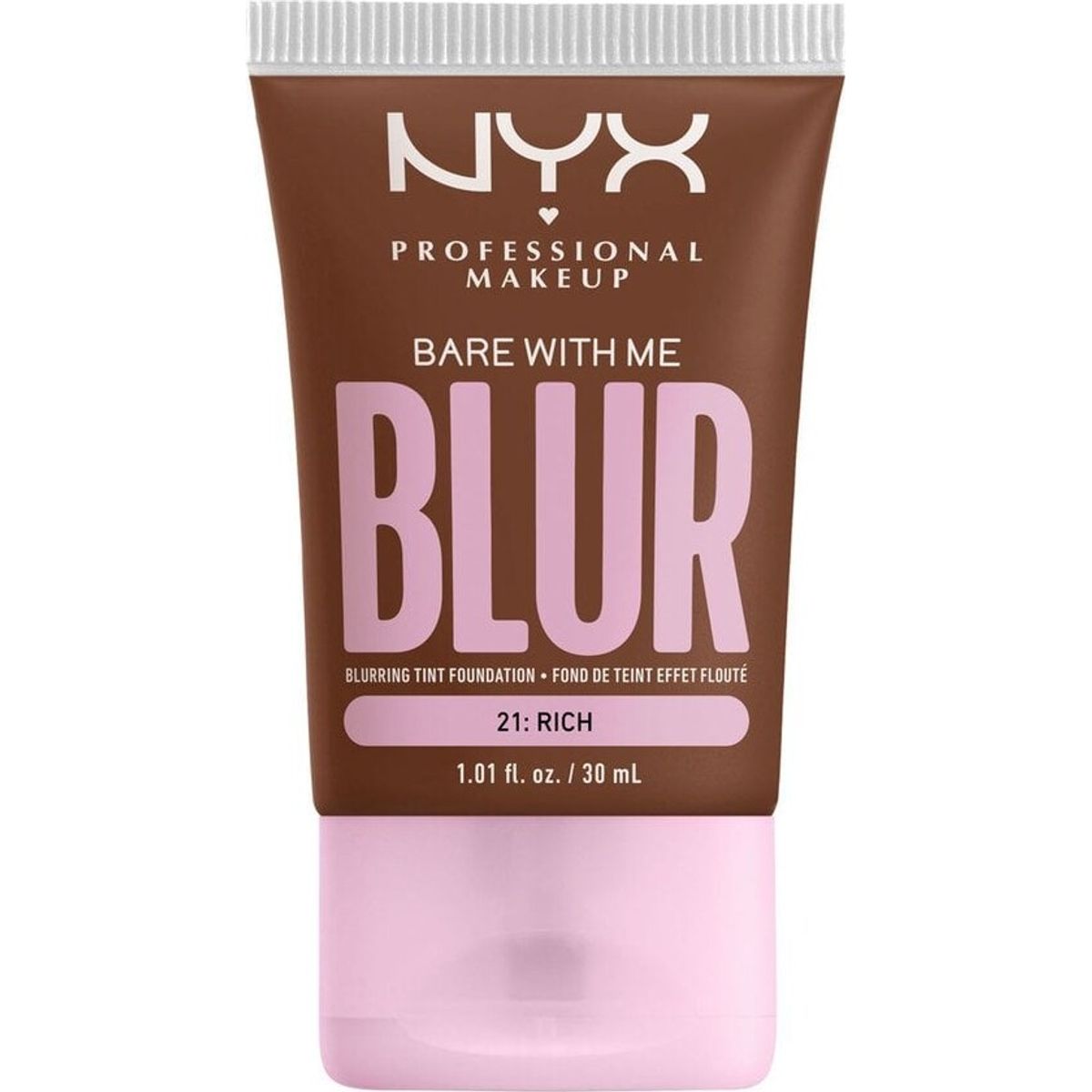 Nyx - Bare With Me Blur Skin Tint Foundation - 21 Rich