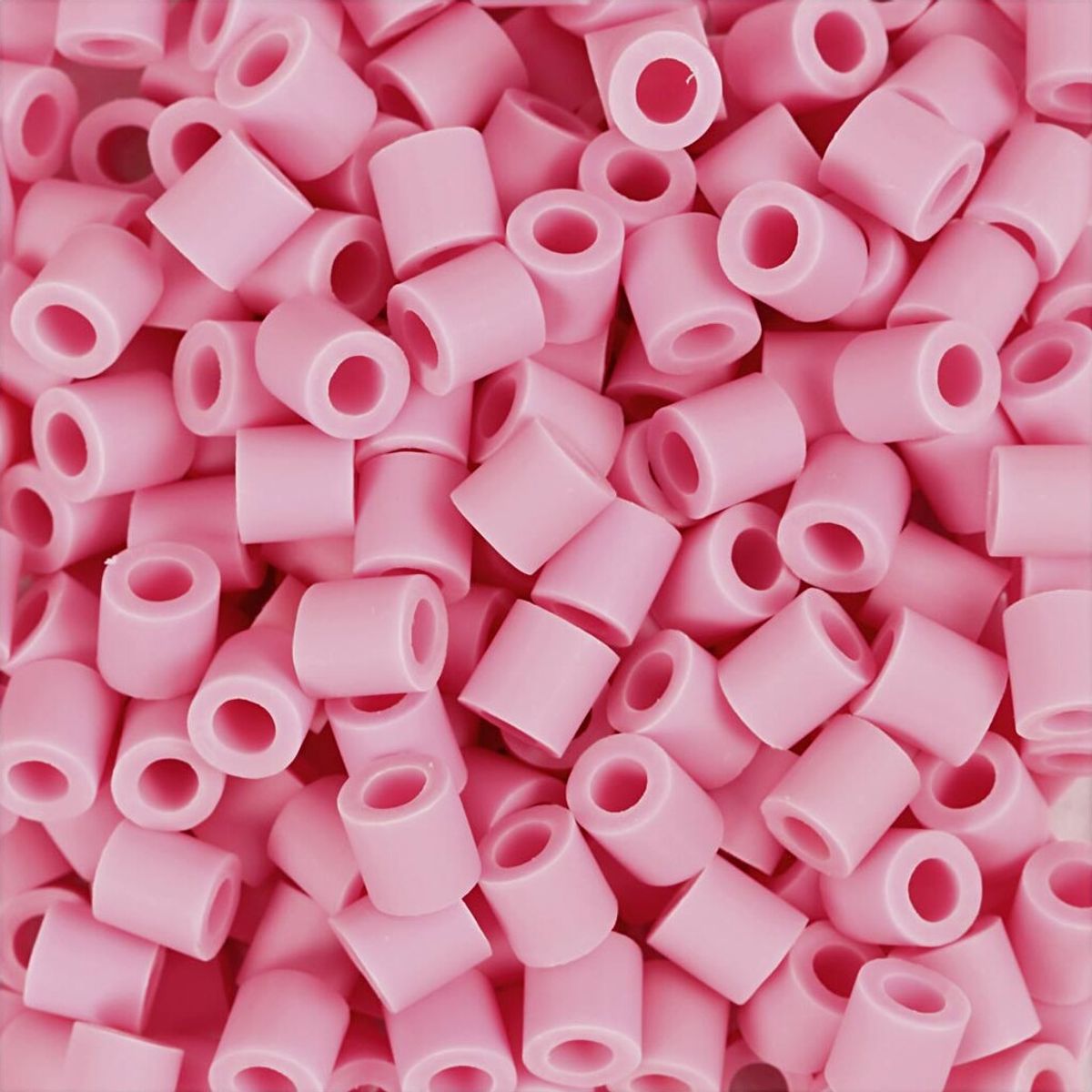 Rør Perler Til Perleplader - Medium - Rosa - 1000 Stk. - Nabbi Biobeads