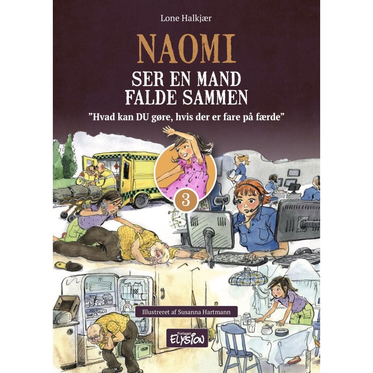 Naomi Ser En Mand Falde Sammen - Lone Halkjær - Bog