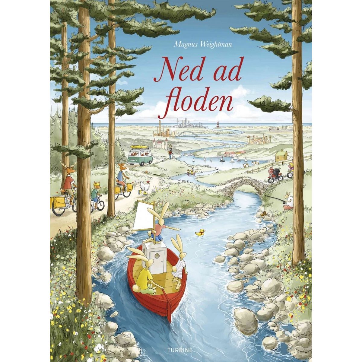 Ned Ad Floden - Magnus Weightman - Bog