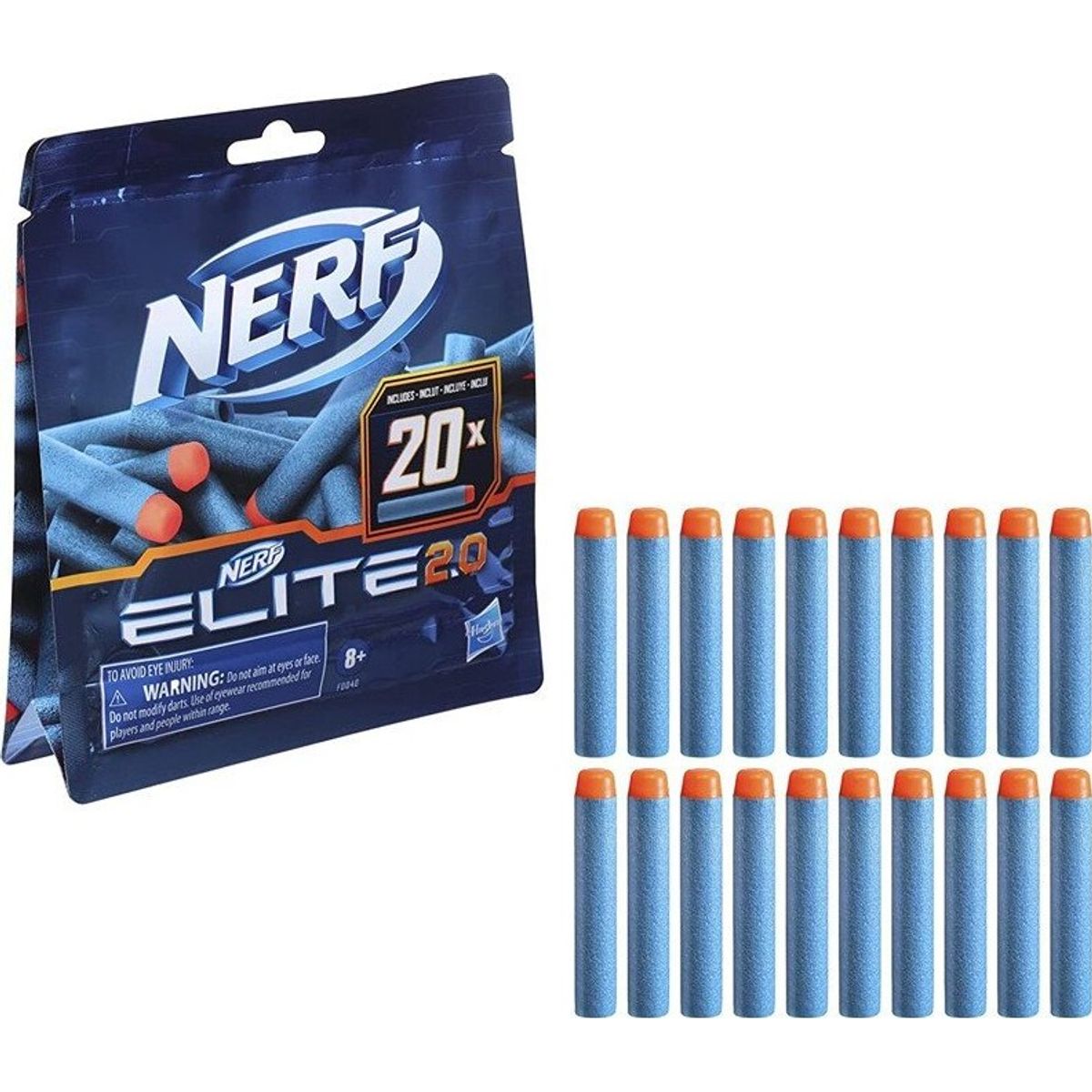 Nerf Skud - Elite 2.0 Darts - 20 Skumpile