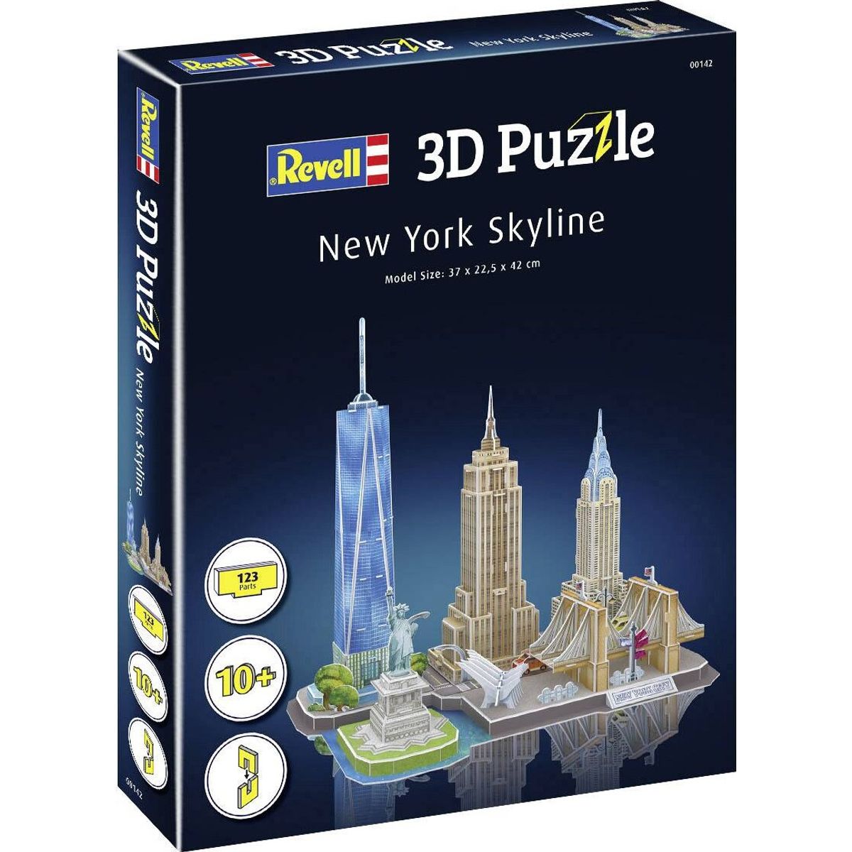 Revell 3d Puzzle - New York Skyline - 123 Brikker - 37 Cm