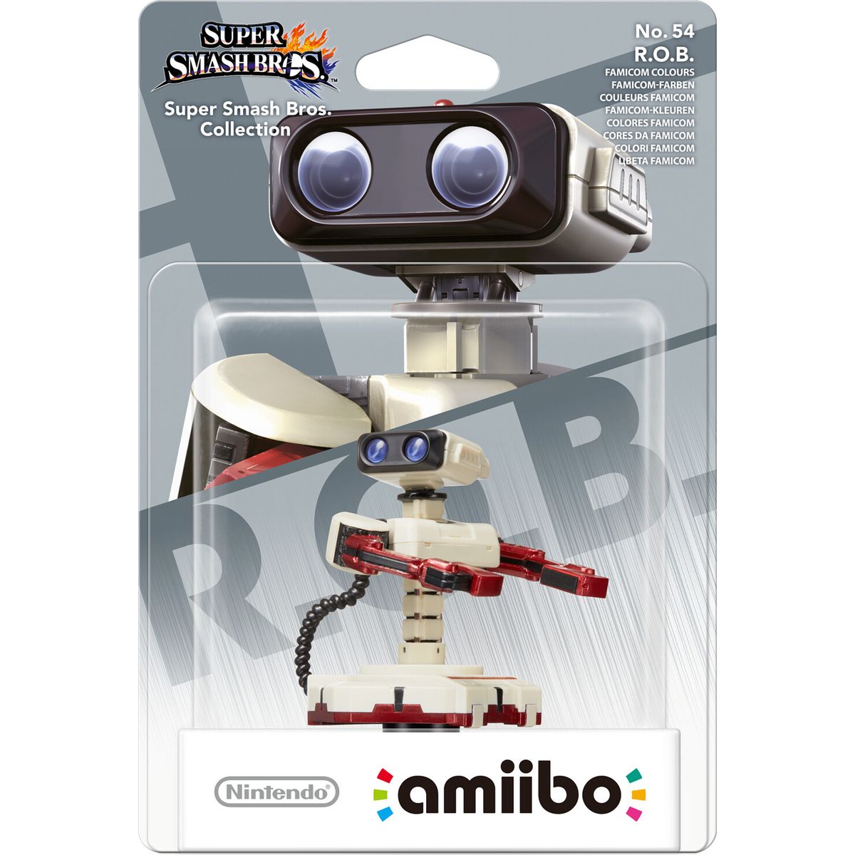 Nintendo Amiibo - Super Smash Bros. Figur - R.o.b. Famicom Colours