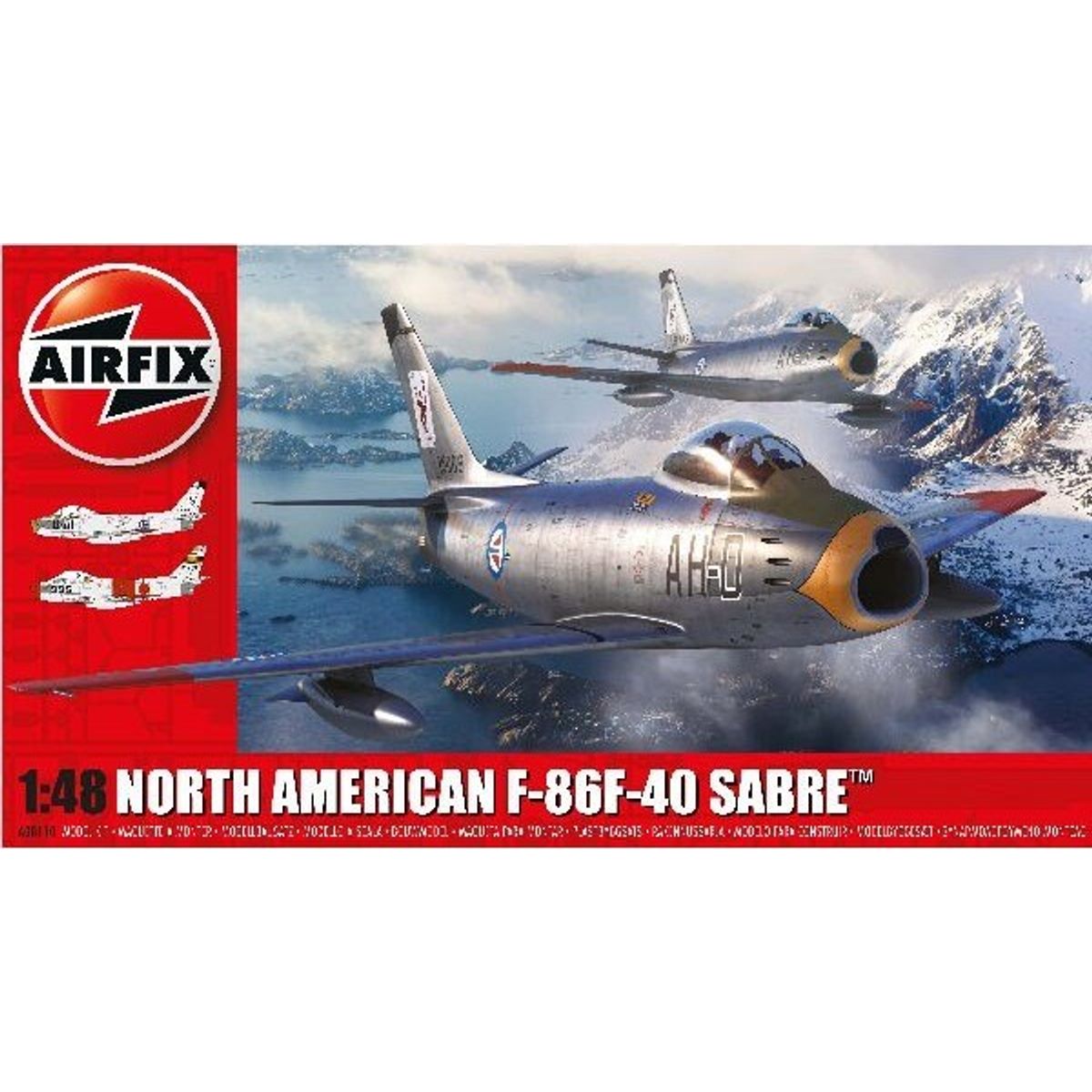 Airfix - North American F-86f-40 Fly Byggesæt - 1:48 - A08110