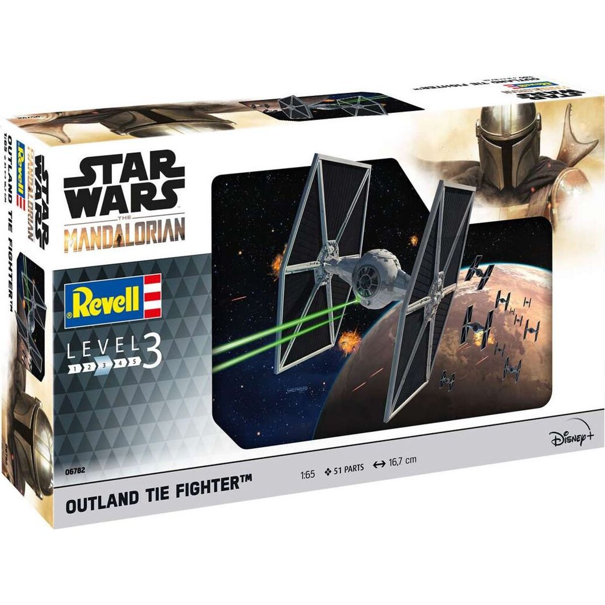 Revell - Star Wars - Outland Tie Fighter - 1:65 - Level 3 - 06782