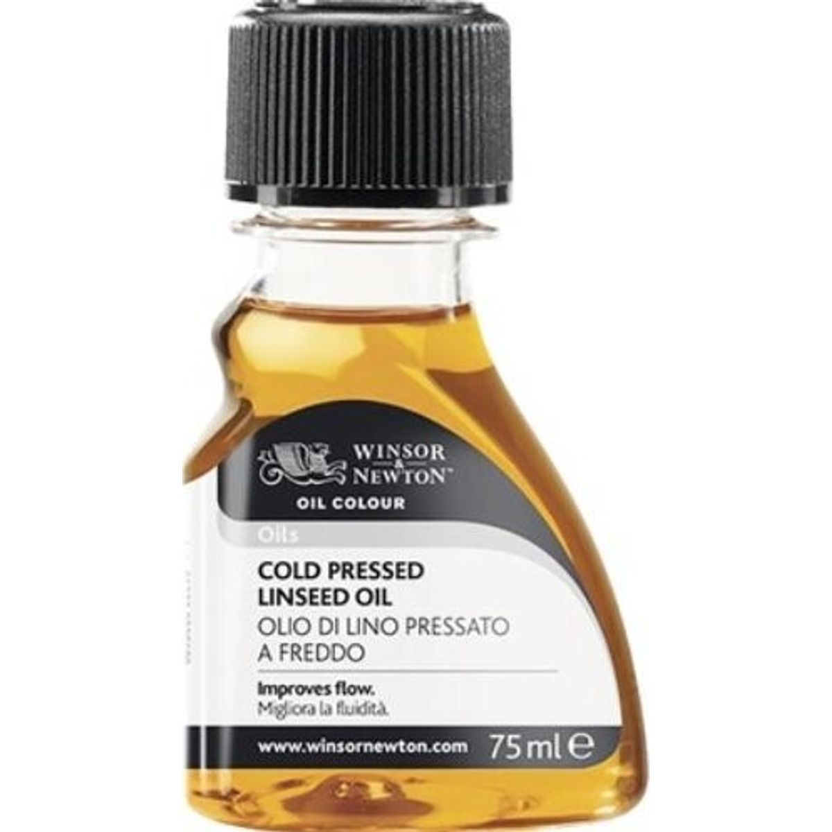 Winsor & Newton - Cold Pressed Linseed Oil - 75 Ml