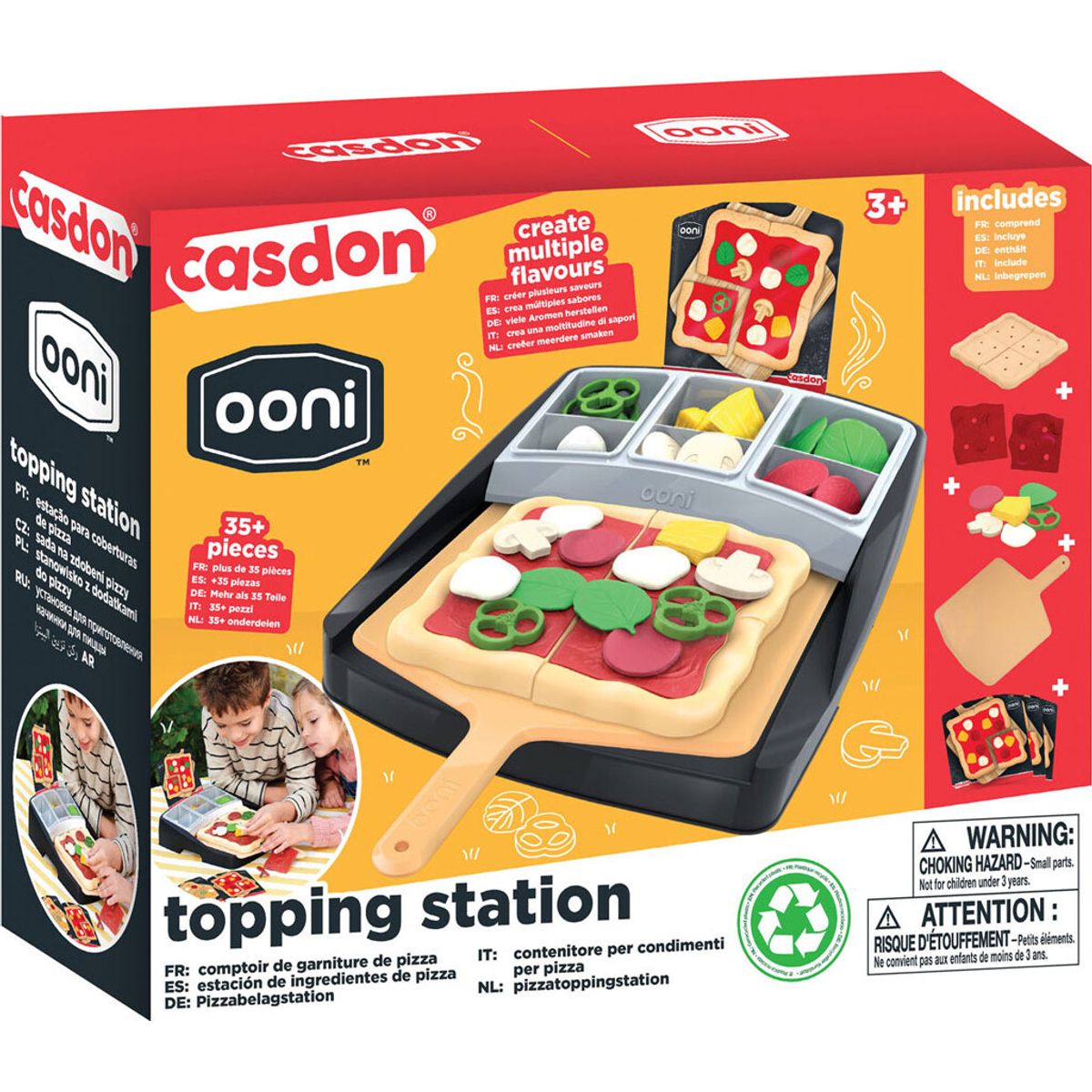 Casdon Ooni Pizza Legetøj Sæt - Topping Station