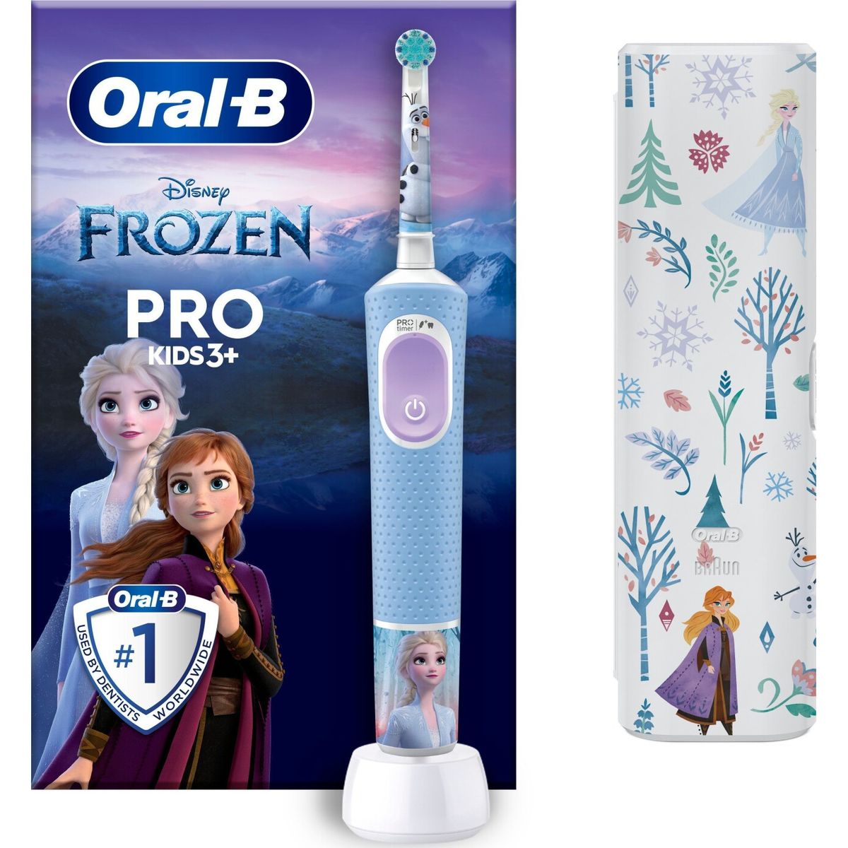 Oral-b - Vitality Pro Kids Frozen Elektrisk Tandbørste Hbox + Tc