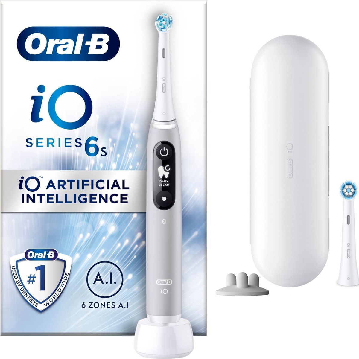 Oral-b - Io6s Grå Opal Elektrisk Tandbørste