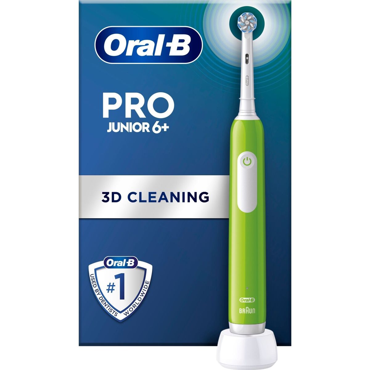 Oral-b - Pro1 Junior 6+ Grøn Elektrisk Tandbørste