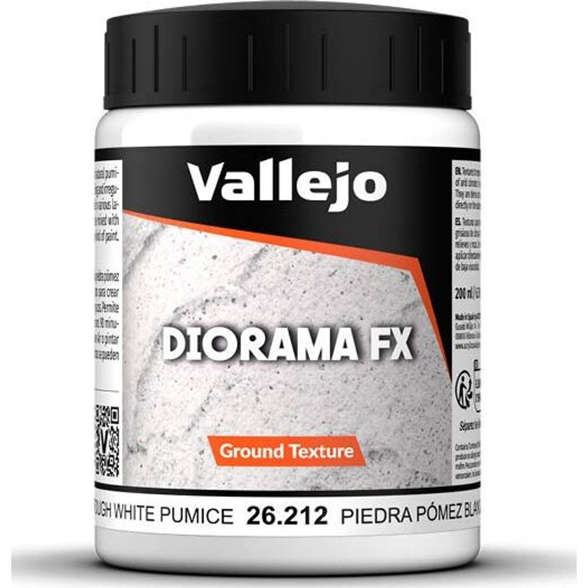 Vallejo - Diorama Fx - Ground Texture - Rough White Pumice - 200 Ml