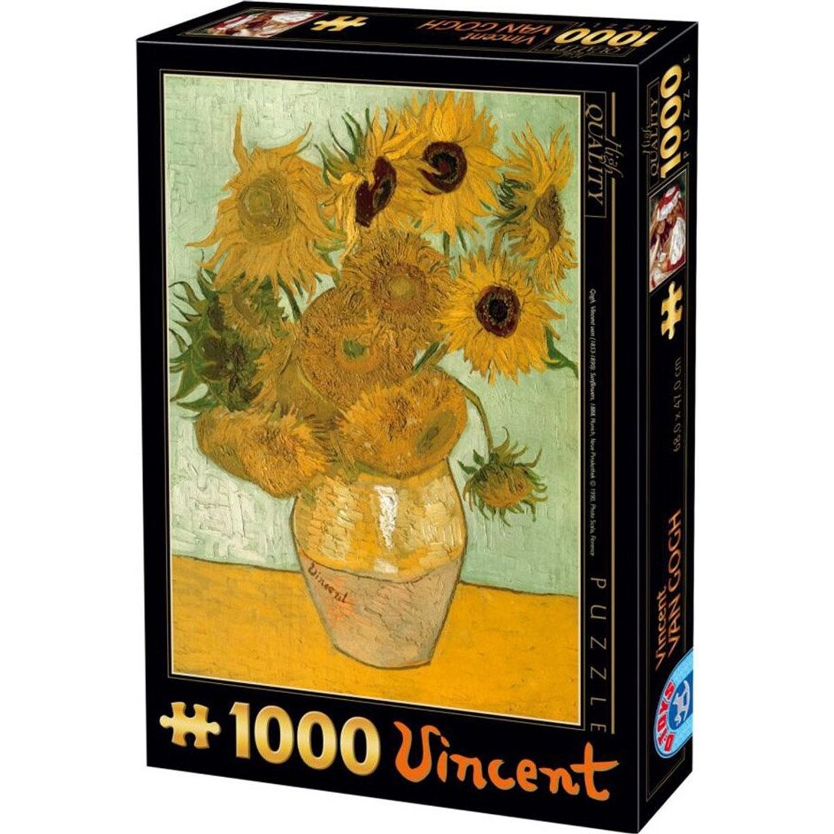 Puslespil Med 1000 Brikker - Vincent Van Gogh - Solsikke