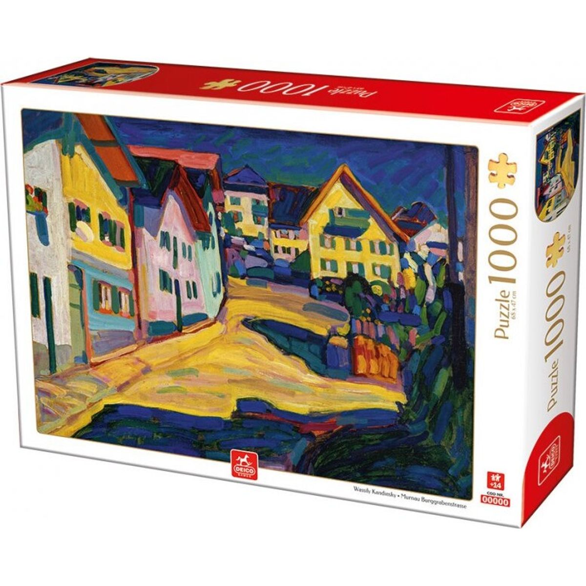 Puslespil Med 1000 Brikker - Wassily Kandinsky - Murnau Burggrabenstrasse