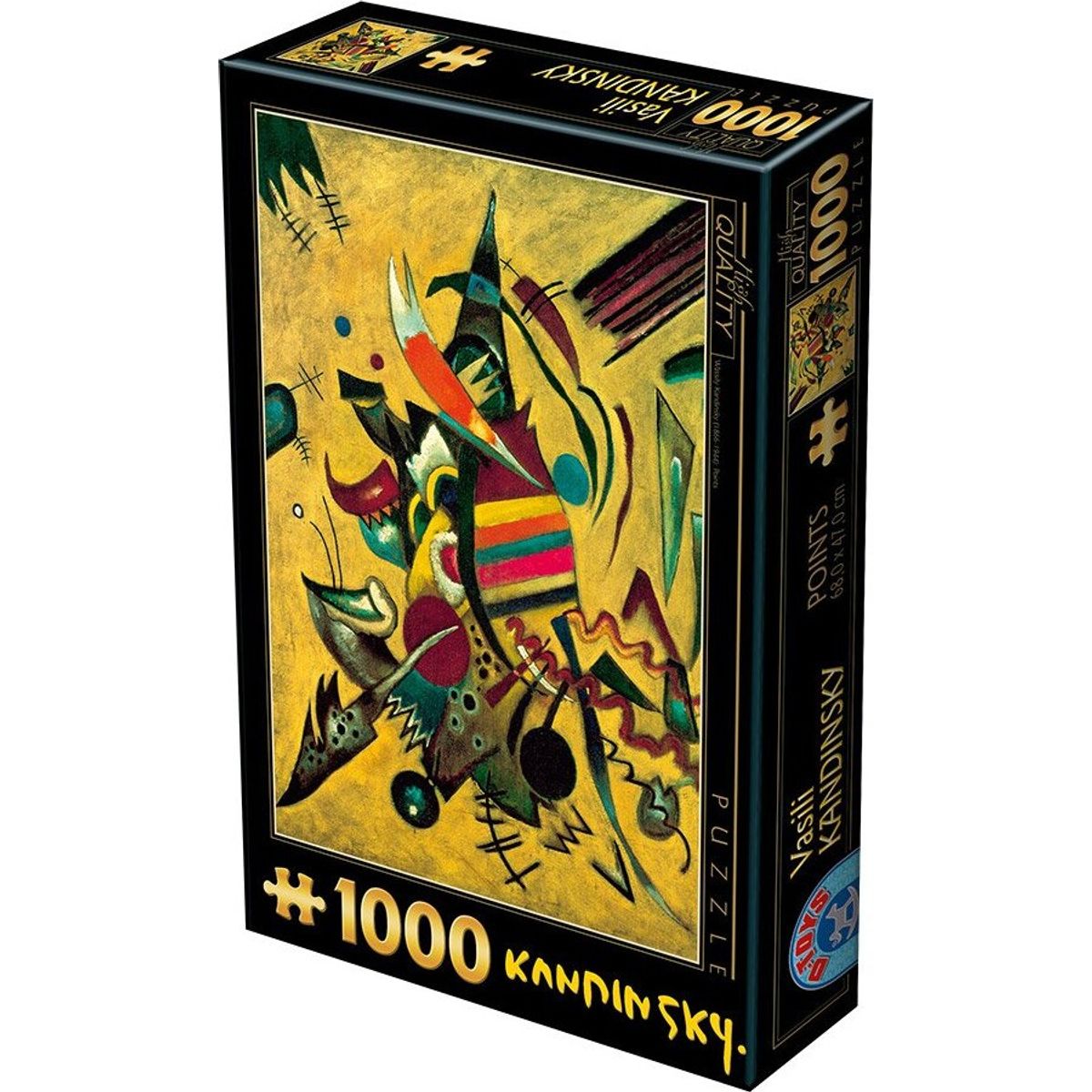 Puslespil Med 1000 Brikker - Wassily Kandinsky - Points