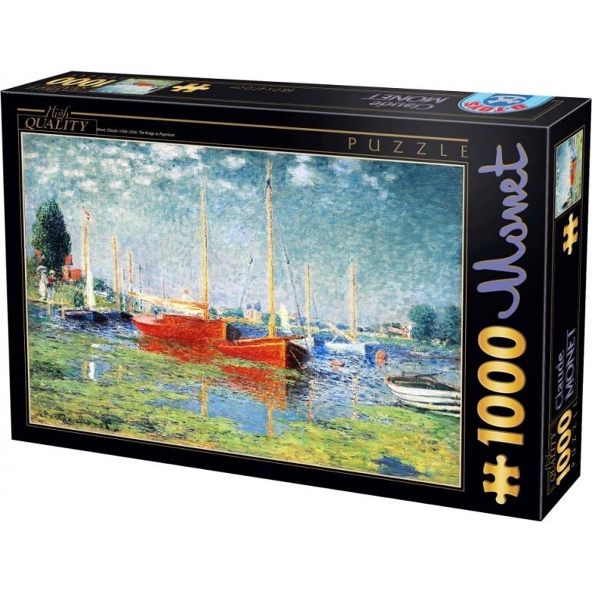 Puslespil Med 1000 Brikker - Claude Monet - Argenteuil