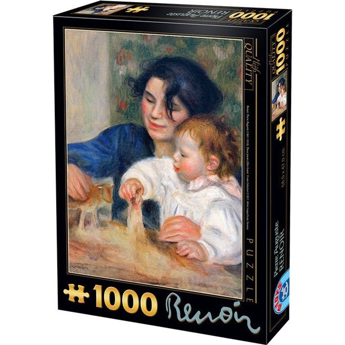 Puslespil Med 1000 Brikker - Renoir - Gabrielle Og Jean