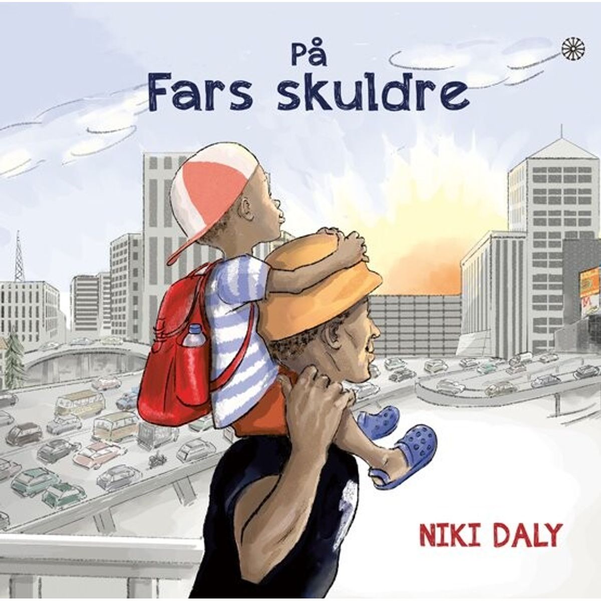 På Fars Skuldre - Niki Daly - Bog