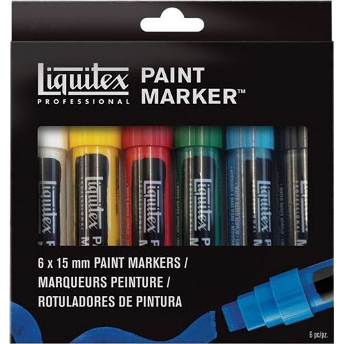 Liquitex - Paint Marker Wide Tusser - 6 Farver