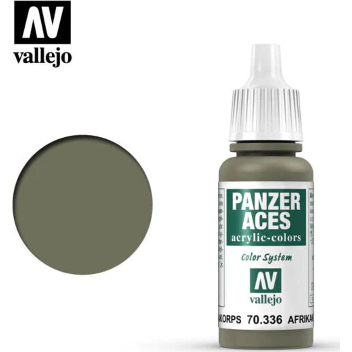 Vallejo - Panzer Aces - Afrikakorps Tanker Mat - 17 Ml - 70336