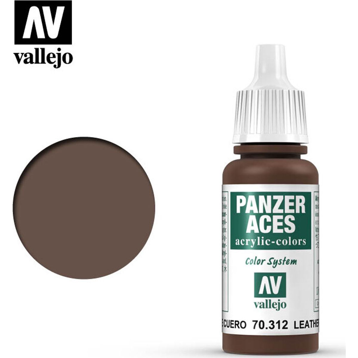 Vallejo - Panzer Aces - Leather Belt Mat - 17 Ml - 70312