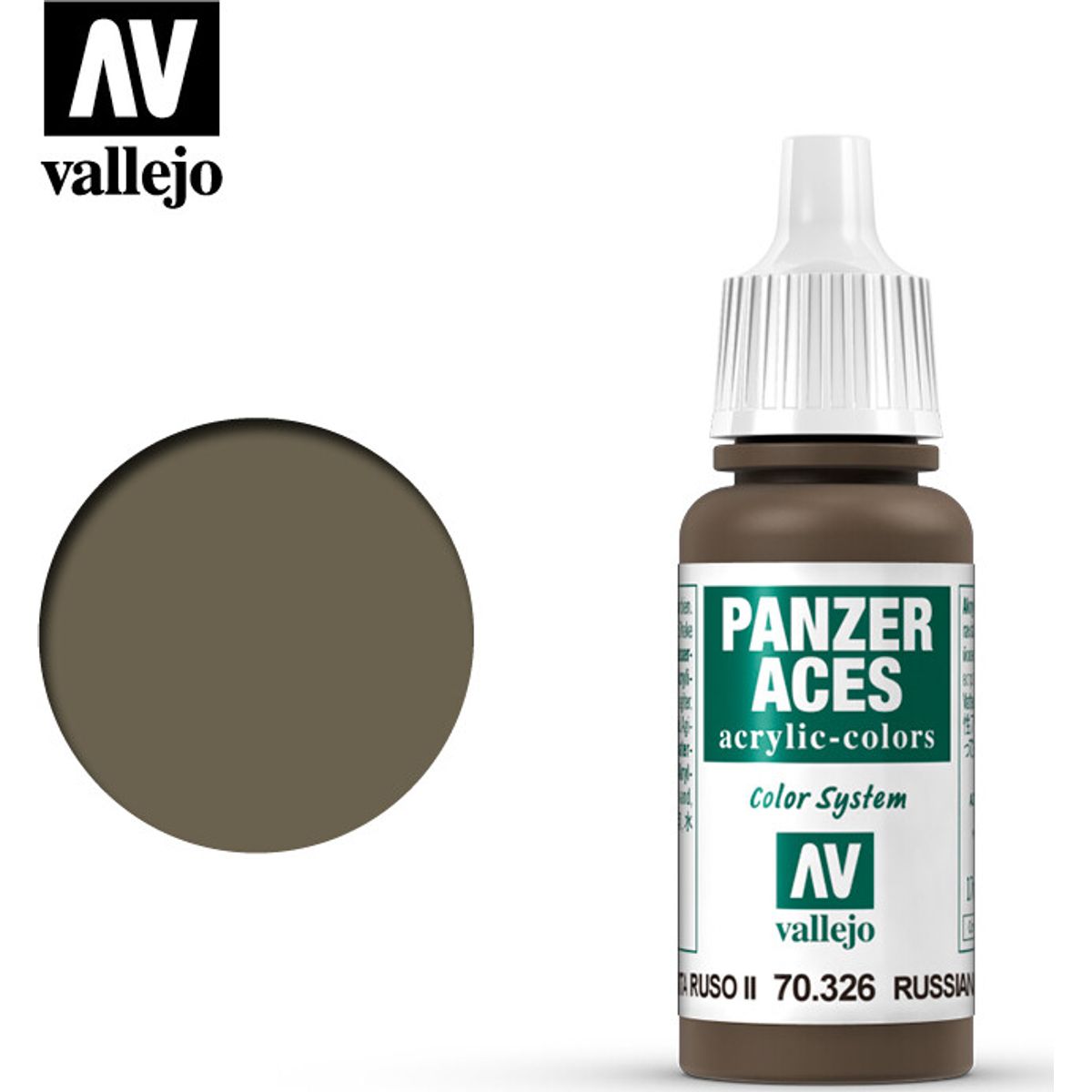 Vallejo - Panzer Aces - Russian Tanker Ii Mat - 17 Ml - 70326