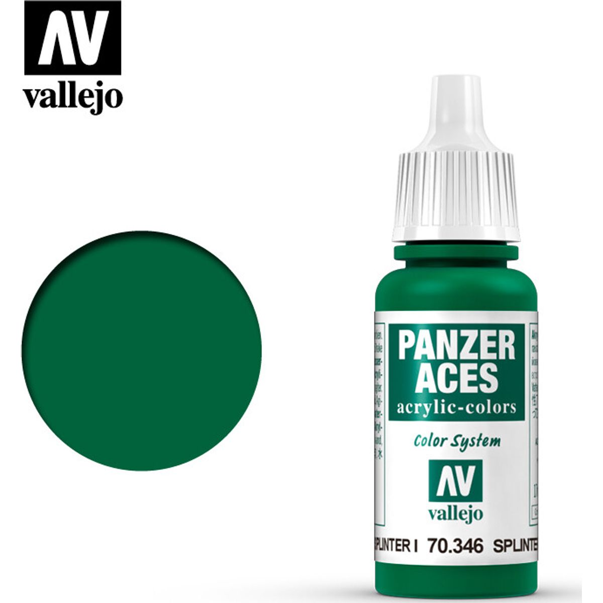 Vallejo - Panzer Aces - Splinter Blotches I Mat - 17 Ml - 70346