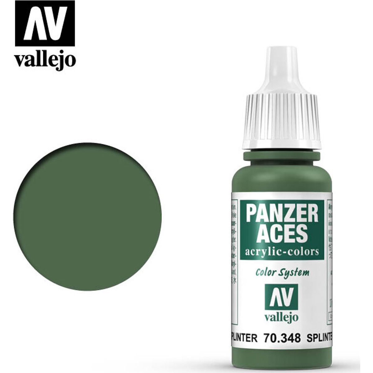 Vallejo - Panzer Aces - Splinter Strips Mat - 17 Ml - 70348