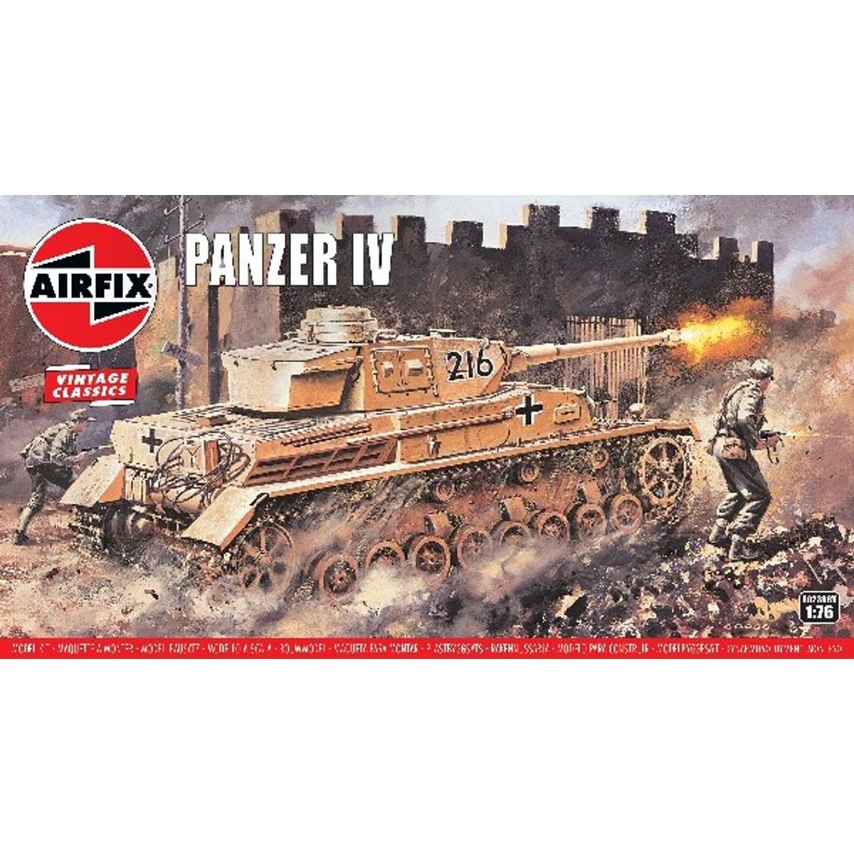 Airfix - Panzer Iv Tank Byggesæt - 1:76 - A02308v