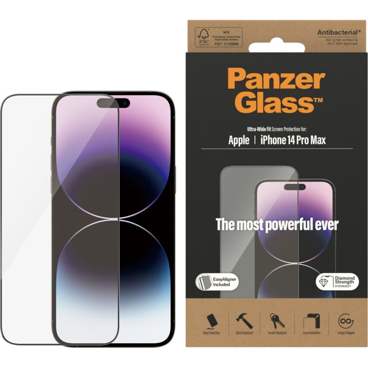 Panzerglass - Iphone 14 Pro Max Skærmbeskyttelse