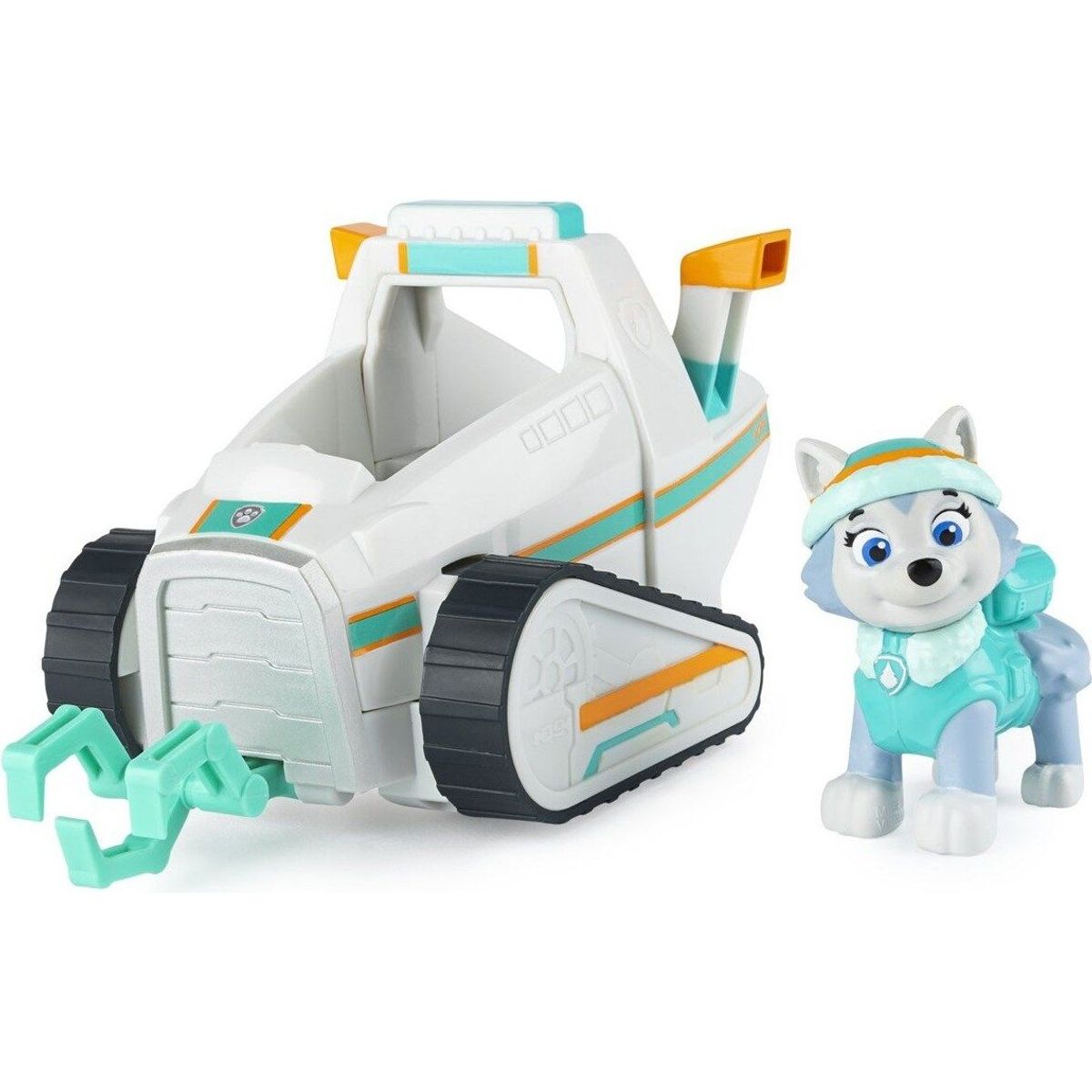 Paw Patrol - Everest Figur Og Basic Køretøj - Snow Plow