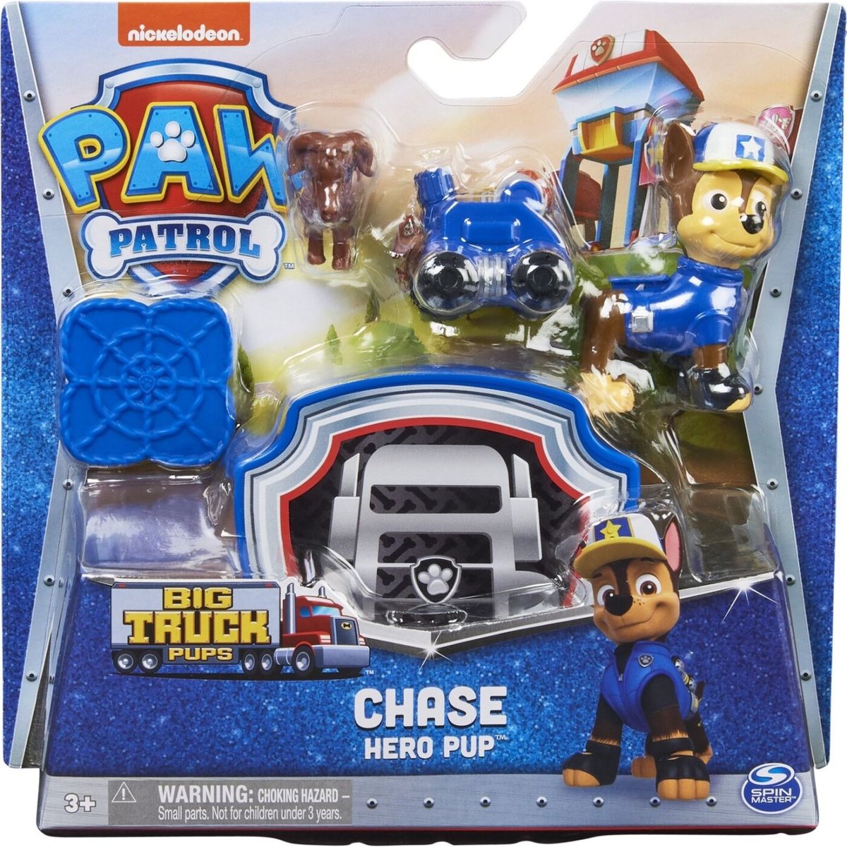 Paw Patrol - Chase Figur Med Tilbehør - Hero Pups