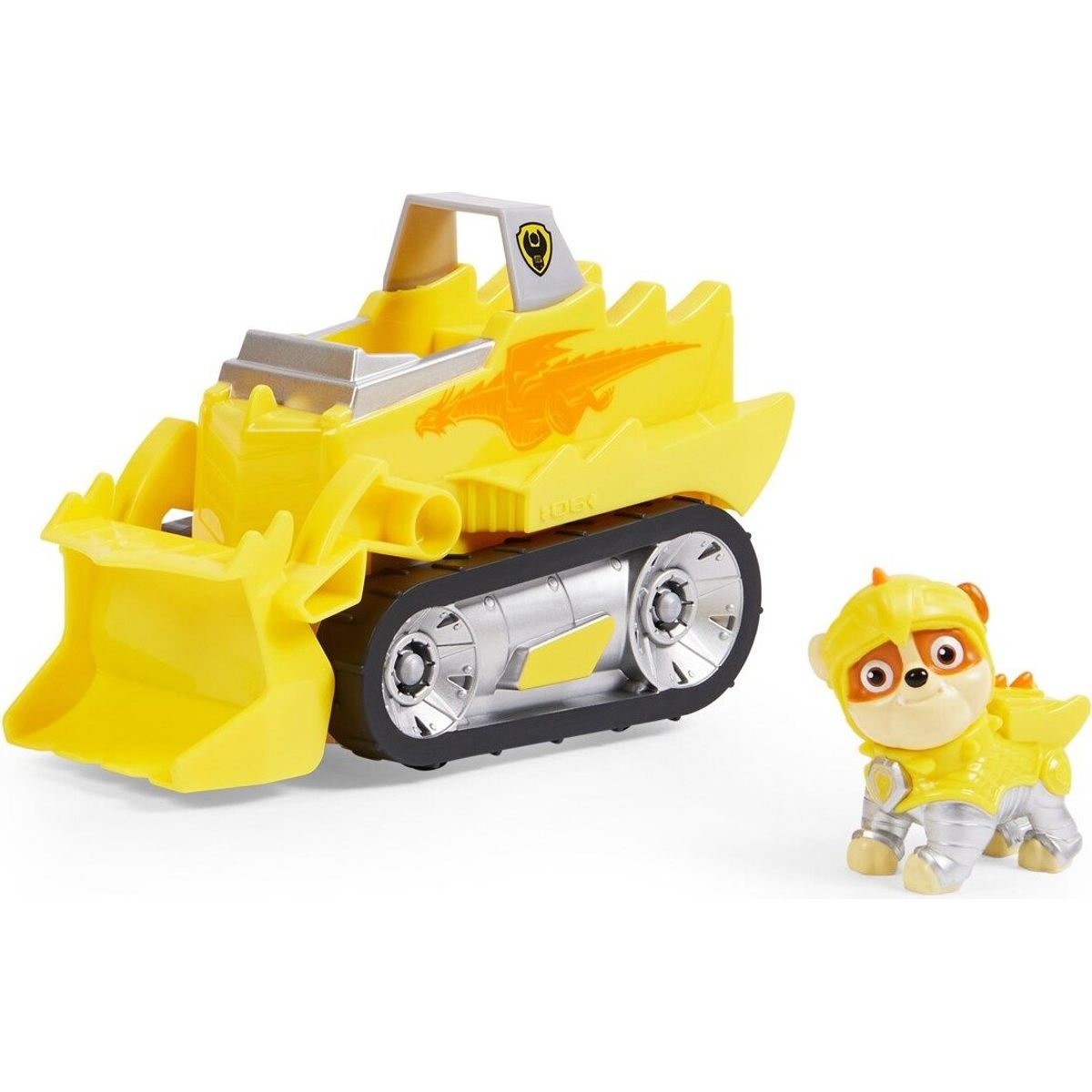 Paw Patrol Figur - Rescue Knights - Rubble Med Køretøj