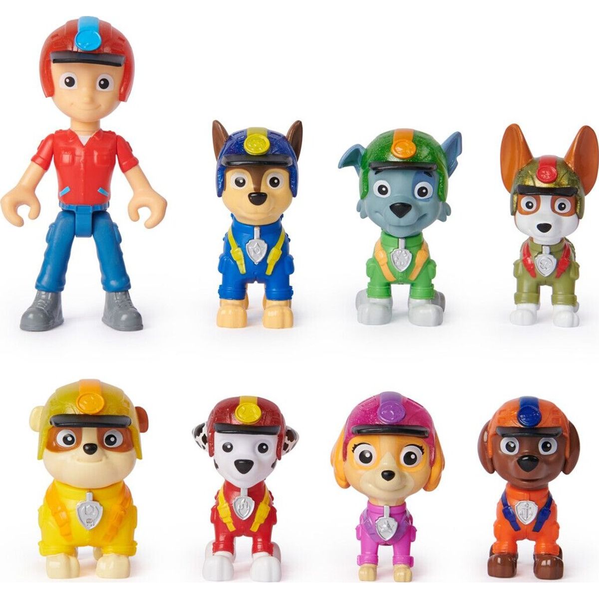 Paw Patrol Figurer - Jungle Pups Figur Gavesæt - 8-pak