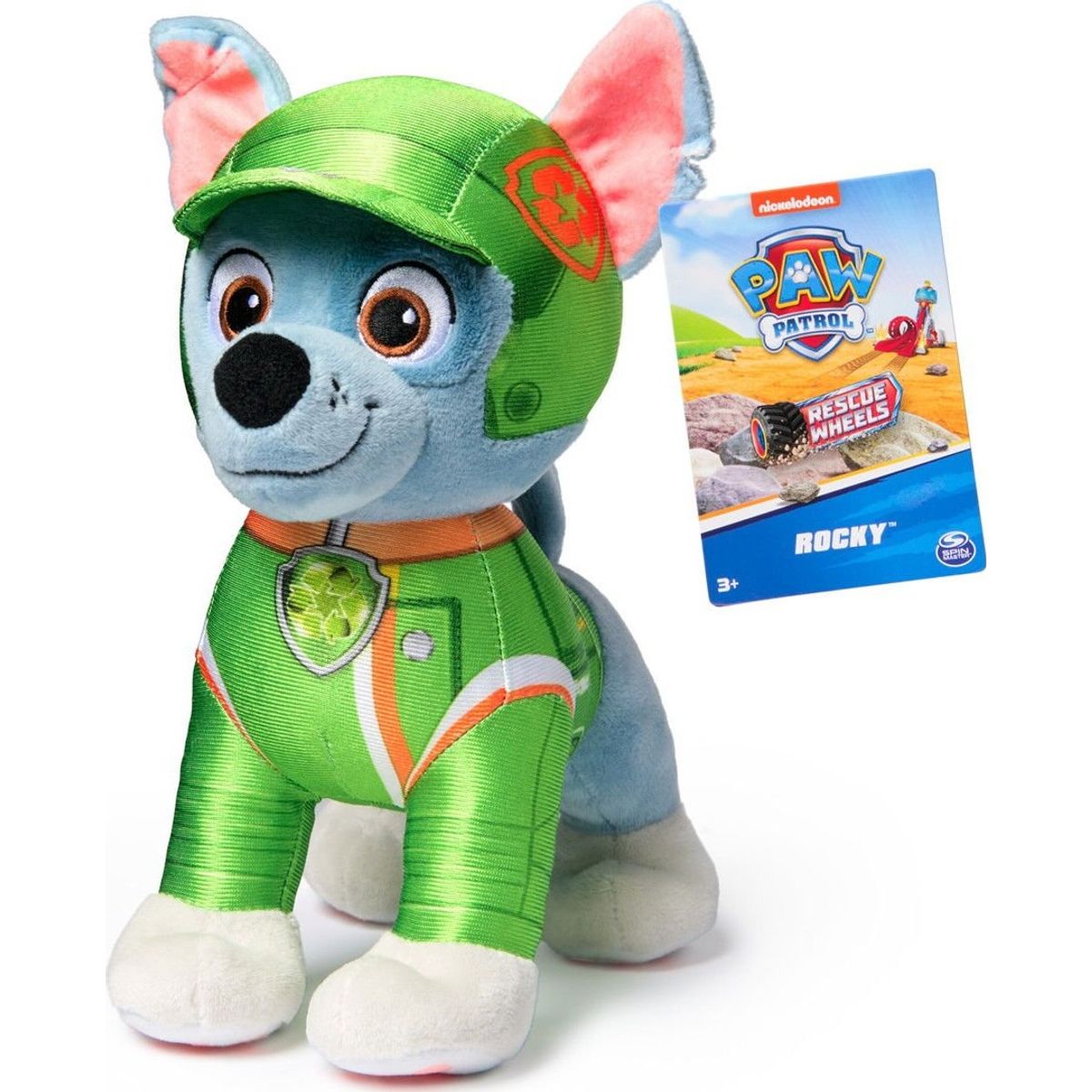 Paw Patrol Bamse - Rocky - Rescue Wheels - 20 Cm