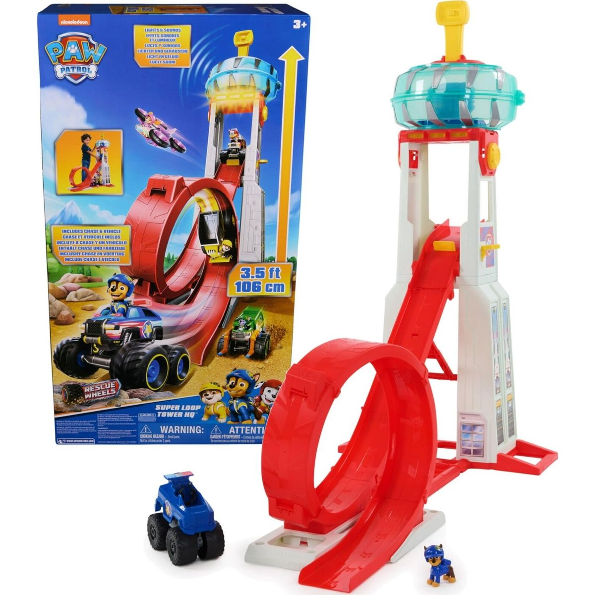 Paw Patrol Rescue Wheels Loop Tårn 106cm