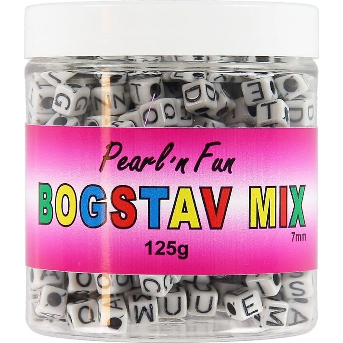 Pearl 'n Fun Perler - Bogstaver - 7 Mm - 125 G