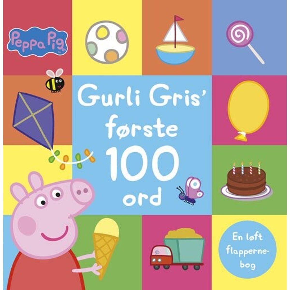 Gurli Gris' Første 100 Ord - En Løft Flapperne-bog - Bog