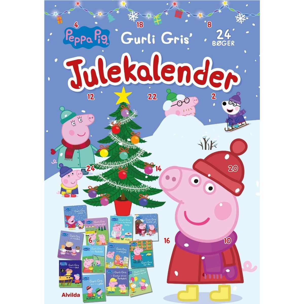 Gurli Gris Julekalender - 24 Billedbøger