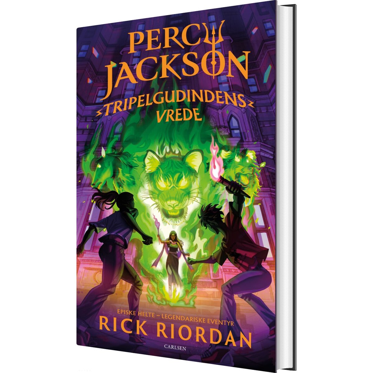 Percy Jackson 7 - Tripelgudindens Vrede - Rick Riordan - Bog