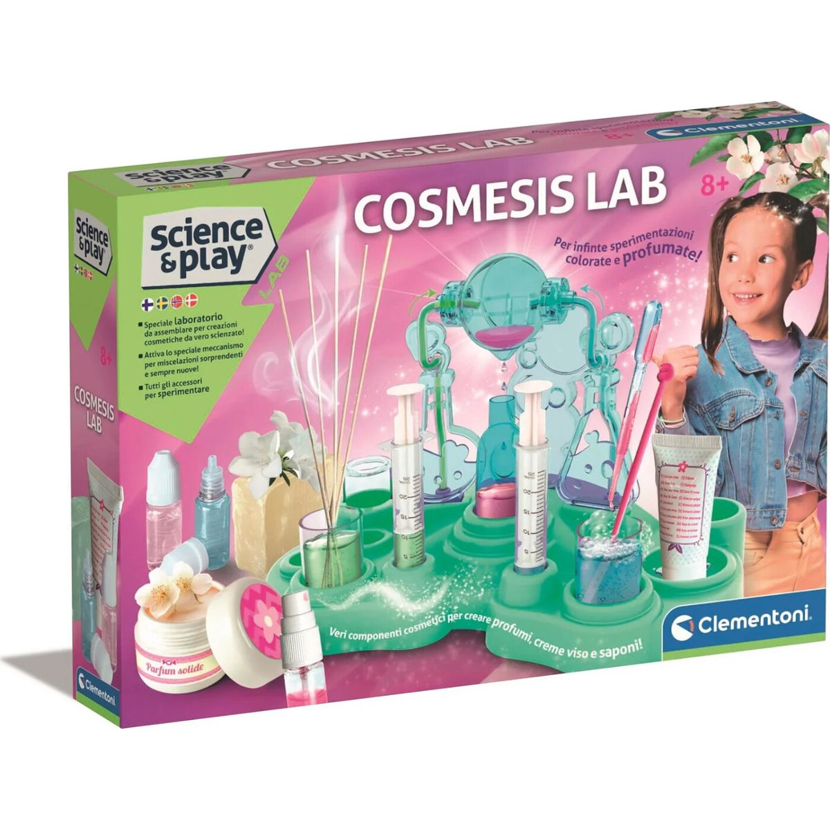 Clementoni - Science & Play - Cosmesis Lab Diy Sæt