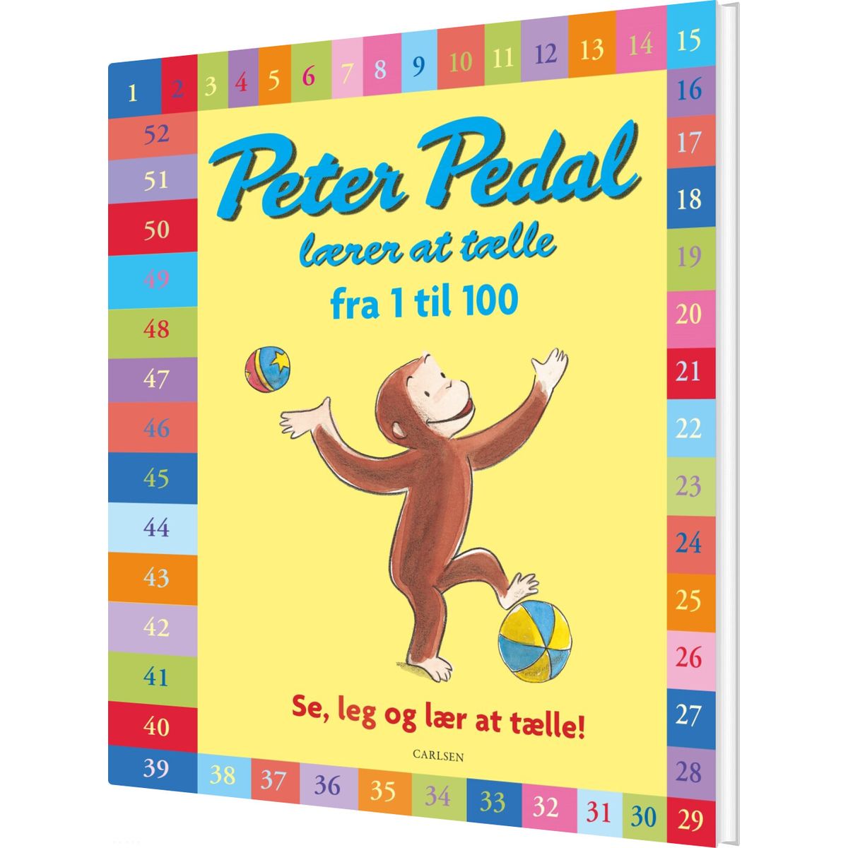 Peter Pedal Lærer At Tælle Fra 1 Til 100 - H. A. Rey - Bog