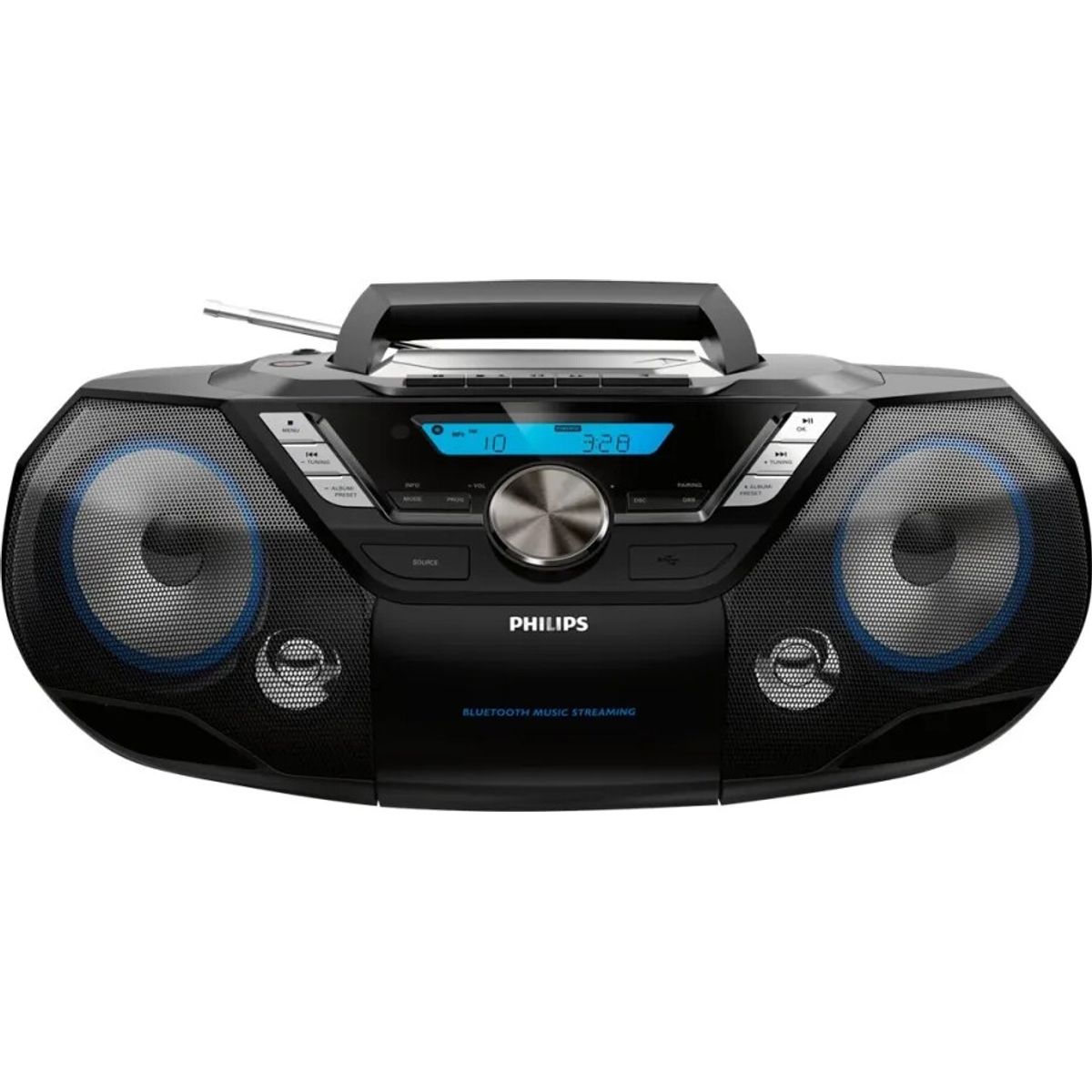 Philips - Azb798t/12 Cd Boombox - Sort