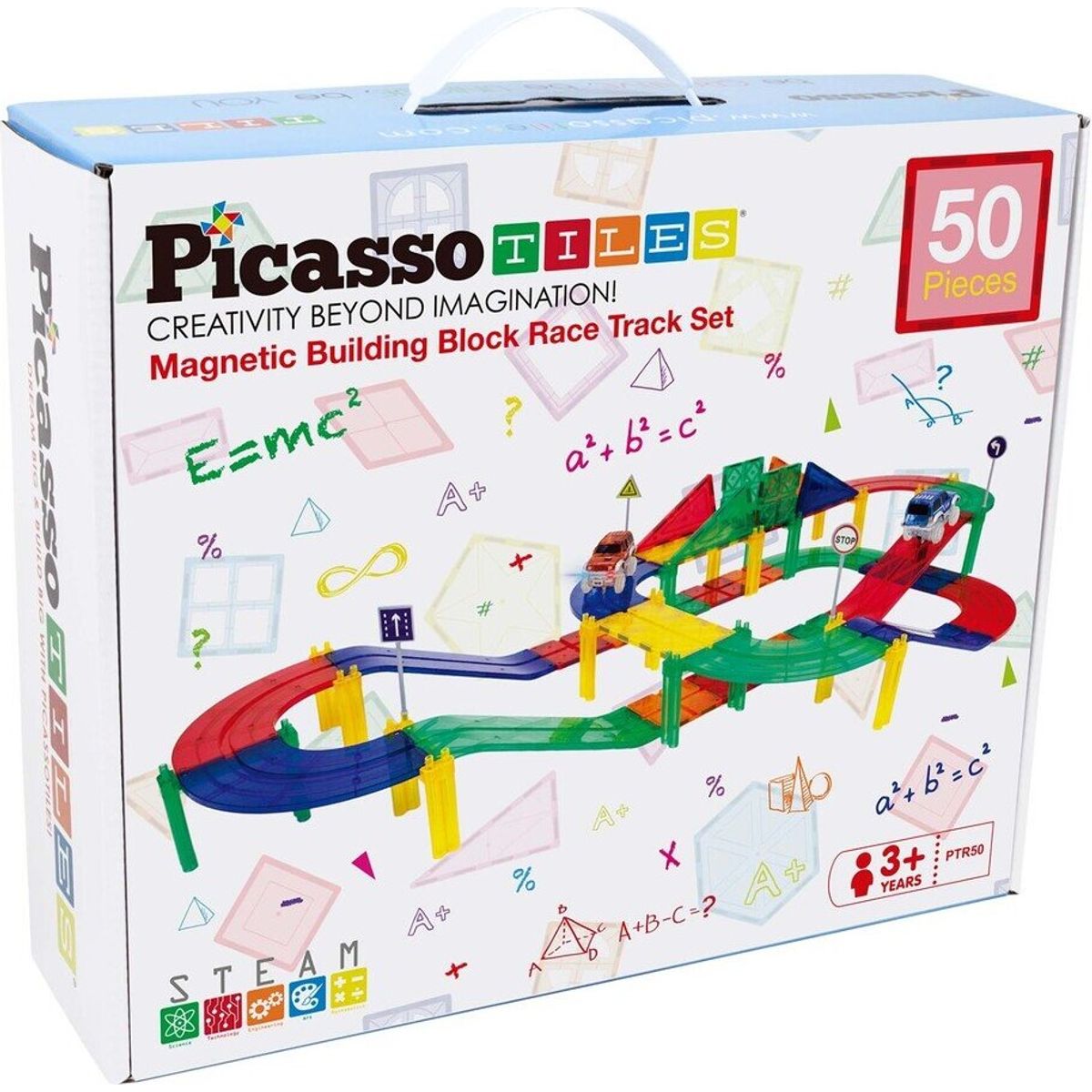 Picasso Tiles - Race Car Track Set (ptr50)